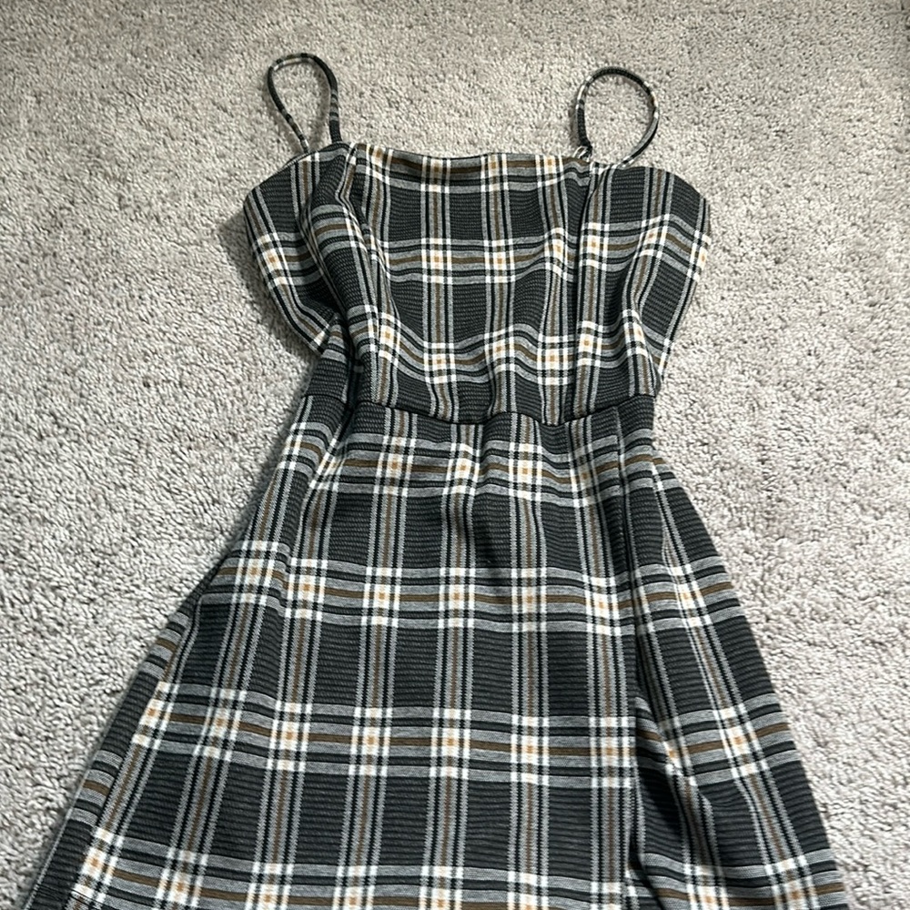 plaid coquette dress